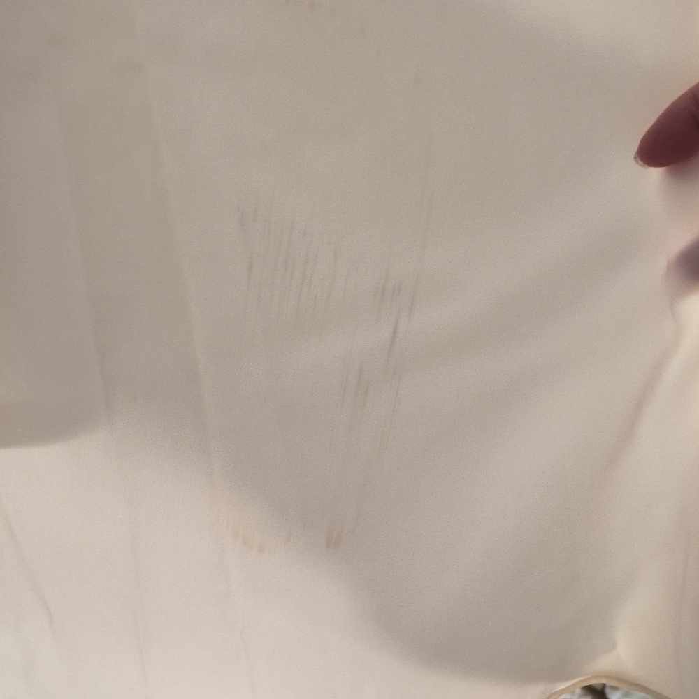 Baltic Born Poppy Satin Midi Dress Ivory Tie Front Med **SMALL SPOT ON BOTTOM - Picture 13 of 13